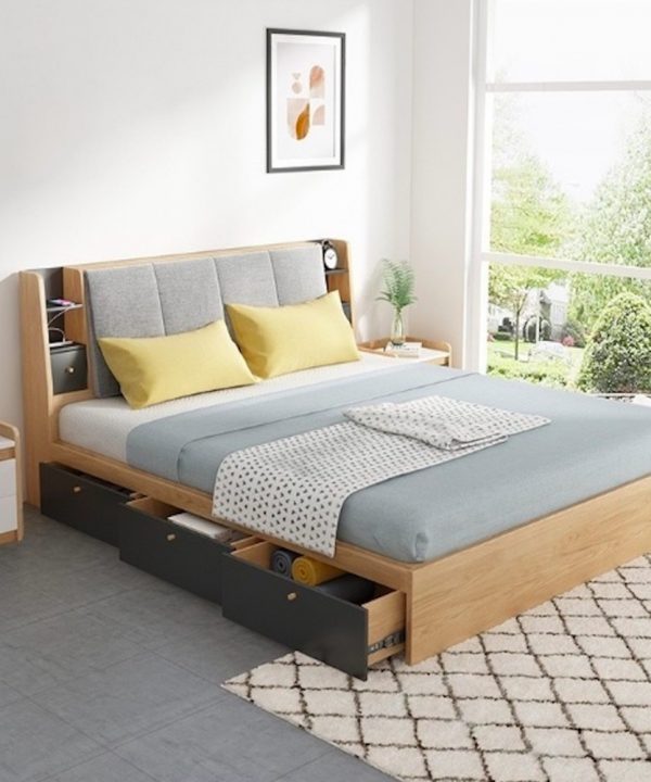 Giường ngủ thông minh kết hợp ngăn chứa đồ | GI-01